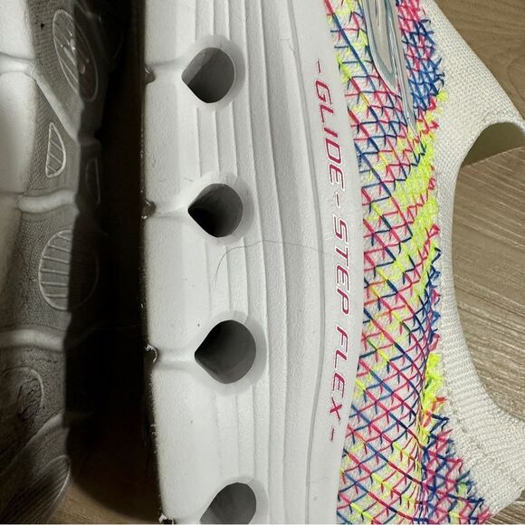 Skechers Slip-ins: Glide-Step Flex Size 10 Multicolored Sneaker Shoe - Picture 14 of 15